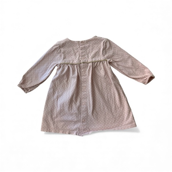 Charming Pink Baby Boden Baby Dress with Appliqué Birds - Picture 3 of 3